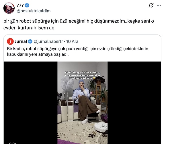 Robot da olsa yapılmaz şu...