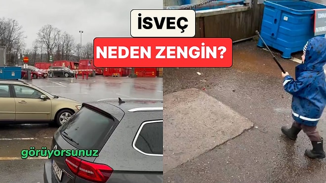 İsveç'te Yaşayan Bir Türk İsveç'in Geri Dönüşüm Sistemini Göstererek "İsveç Neden Zengin?" Sorusunu Yanıtladı