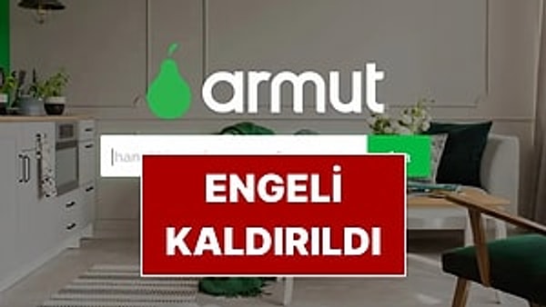Online hizmet platformu Armut.com 8 Aralık tarihinde erişime engellenmişti.