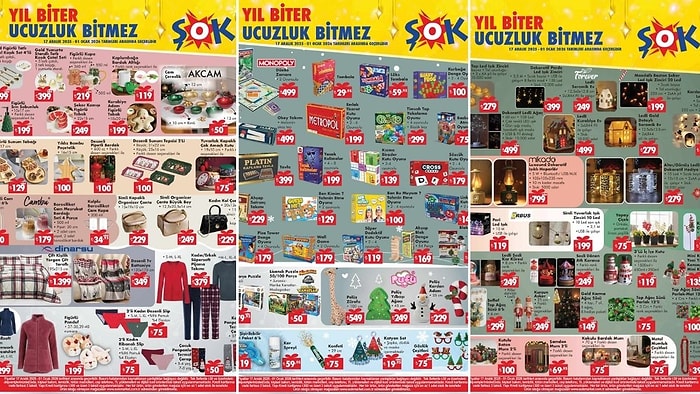 ŞOK'a Monopoly Düello Zamanı Geliyor! 17 Aralık 2025 ŞOK Aktüel Ürünler Kataloğu