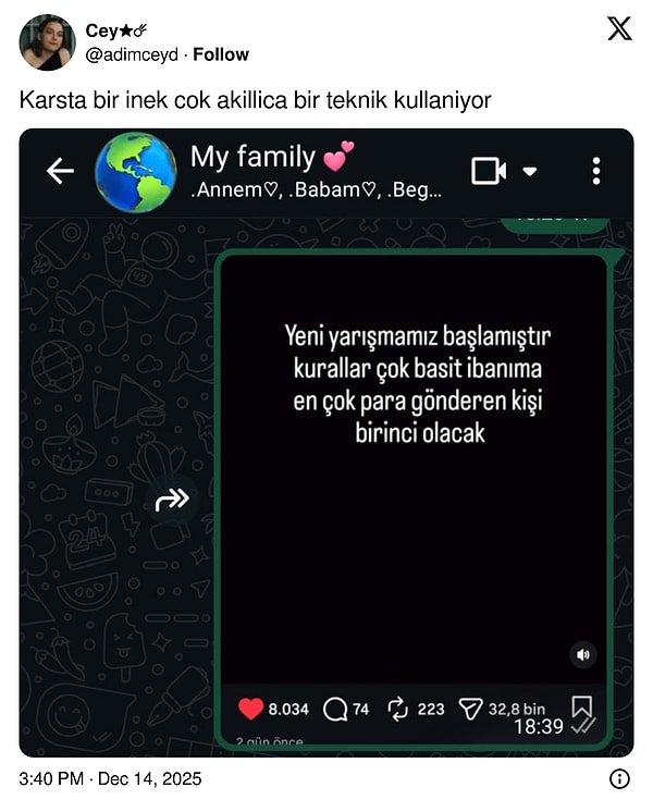 Yolun açık olsun.