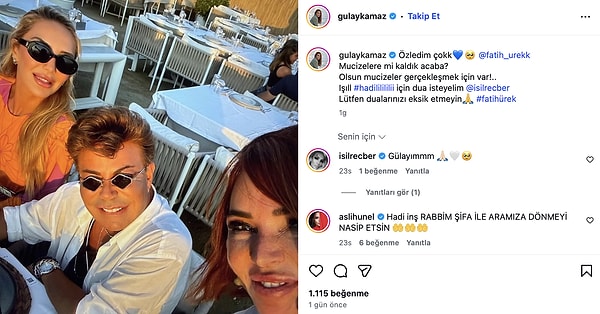 Tam da bu hassas süreçte, yakın çevresinden gelen paylaşımlar herkesi duygulandırdı.