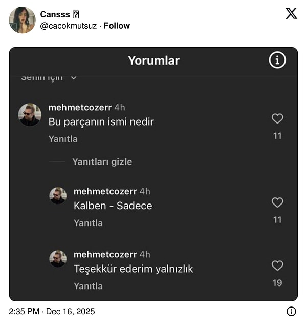 Bazıları yalnızlığı tarif etti.