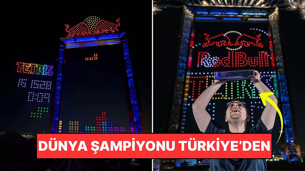 Bir Türk Kazandı: Drone'larla Gökyüzünde Tetris Oynanarak Bir İlke İmza Atıldı