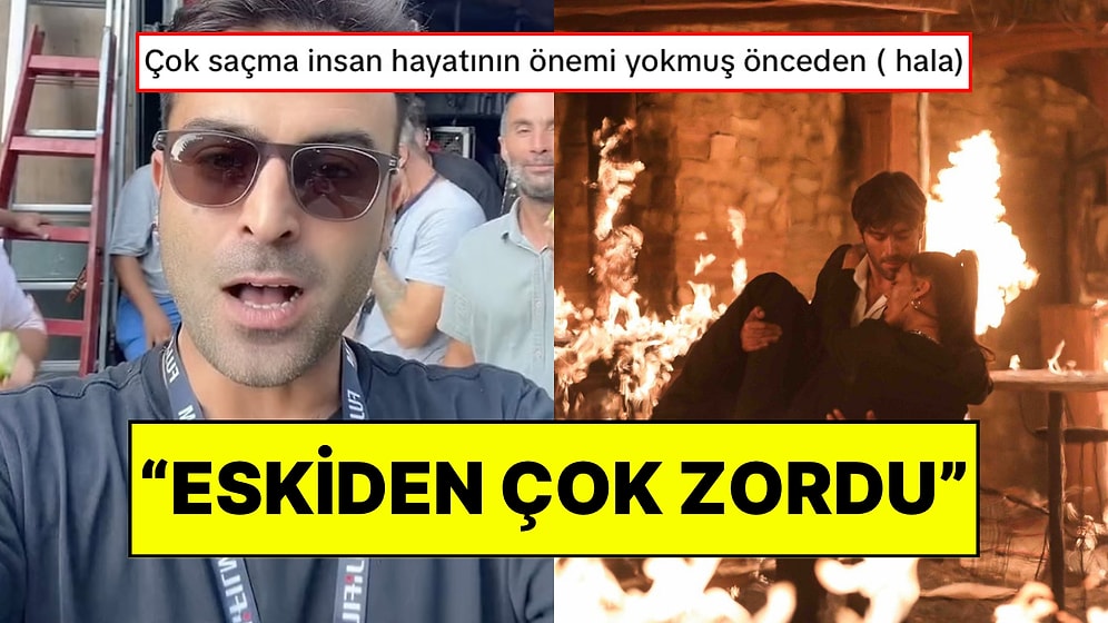 Set Çalışanı, Yangın Sahnelerinin Nasıl Çekildiğini Anlattı