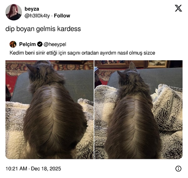 Doğal kalsın demiş.