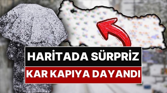 Kar İstanbul’a Yaklaştı! Meteoroloji Haritasında Sürpriz 22 Aralık Pazartesi Detayı