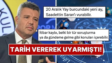 Tarih Vererek Uyarmıştı! X’te Bir Astrolog Sadettin Saran Sürecini Önceden Bildi