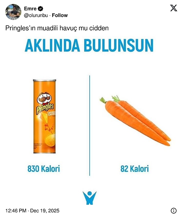 Bu karşılaştırmalarda kriter ne acaba? Dondurmayla salatalık da karşılaştırılmıştı. Tek benzerlikleri yerken çıkan ses.