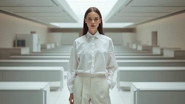 Minimal Modern Zaman Kadını