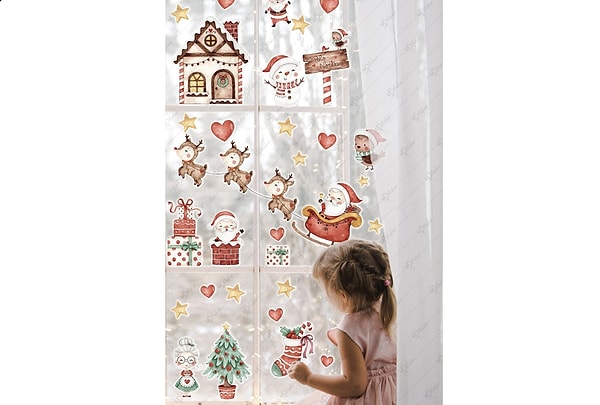 Kardan adam ve yılbaşı figürlerinden oluşan Msticker sticker setlerinde, 2. ürün sadece 1 TL.