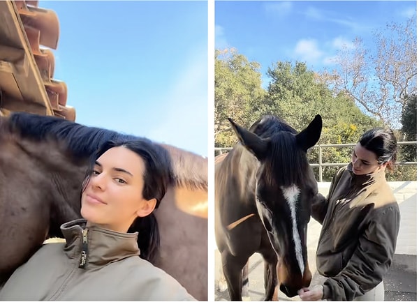 Kendall Jenner, bu kez podyumdan ya da kırmızı halıdan değil, doğanın tam içinden yaptığı paylaşımla gündeme geldi.