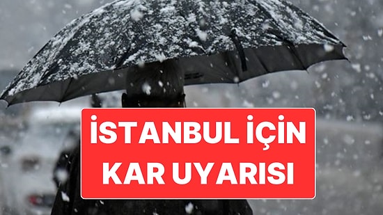 AKOM İstanbul’da Kar Yağışı İçin Tarih Verdi: Sıcaklık 5 Derecenin Altına Düşecek