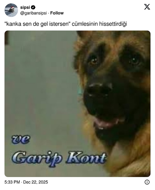 Aslında gelme demek istiyor.