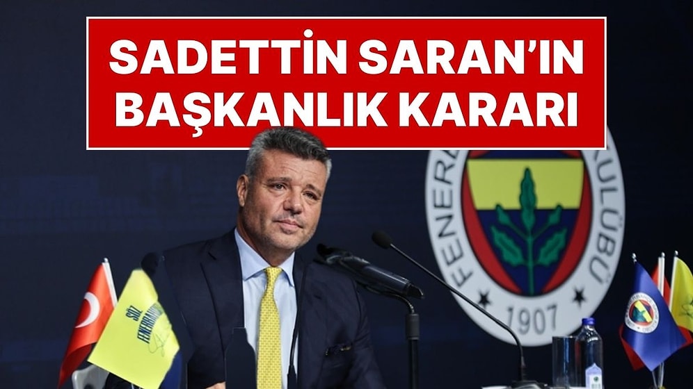 İsmail Saymaz Açıkladı: Sadettin Saran ’Kokain Kullanmadım’ Dedi! Fenerbahçe Başkanlığından İstifa Edecek mi?