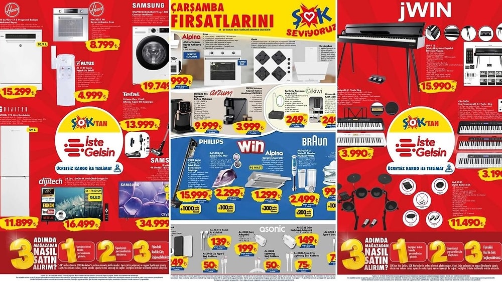 ŞOK'a Philips Dikey Süpürge Geliyor! 24 Aralık 2025 ŞOK Aktüel Ürünler Kataloğu