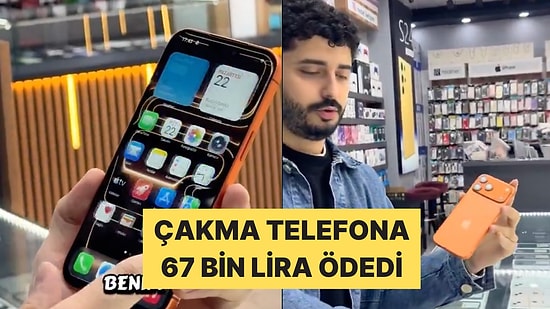 67 Bin Lira Ödediği iPhone'un Sahte Olduğu Böyle Ortaya Çıktı