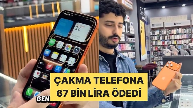 67 Bin Lira Ödediği iPhone'un Sahte Olduğu Böyle Ortaya Çıktı
