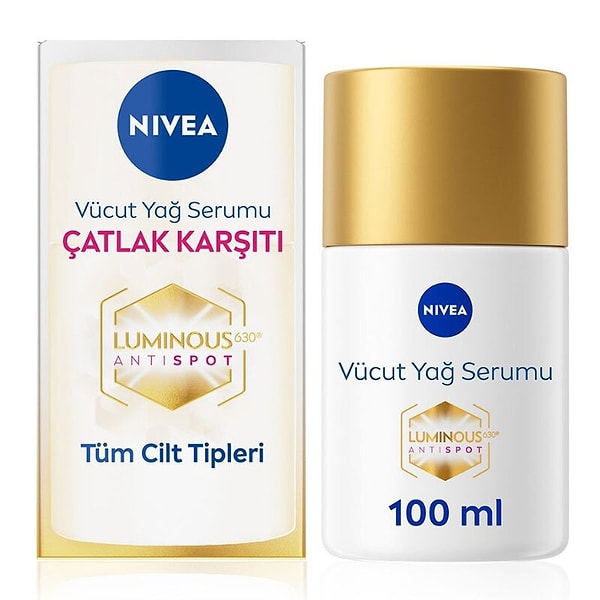 Nivea Luminous630 Çatlak Karşıtı Vücut Yağ Serumu 100 ml