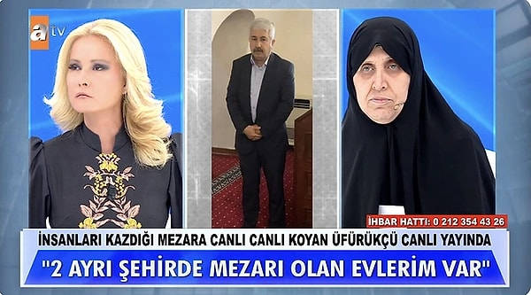 4. İnsanları tabuta ya da mezara sokarak tedavi ettiğini söyleyen üfürükçüye Müge Anlı sert çıktı.