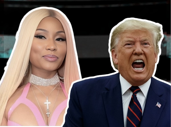 Dünya çapında şarkılarıyla tanınan Nicki Minaj'ın Trump hakkındaki sözleri başına büyük bela oldu.