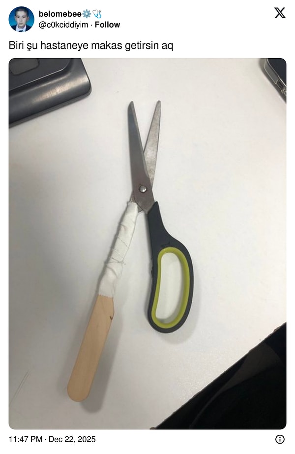 Ne güzel tedavi edilmiş işte...