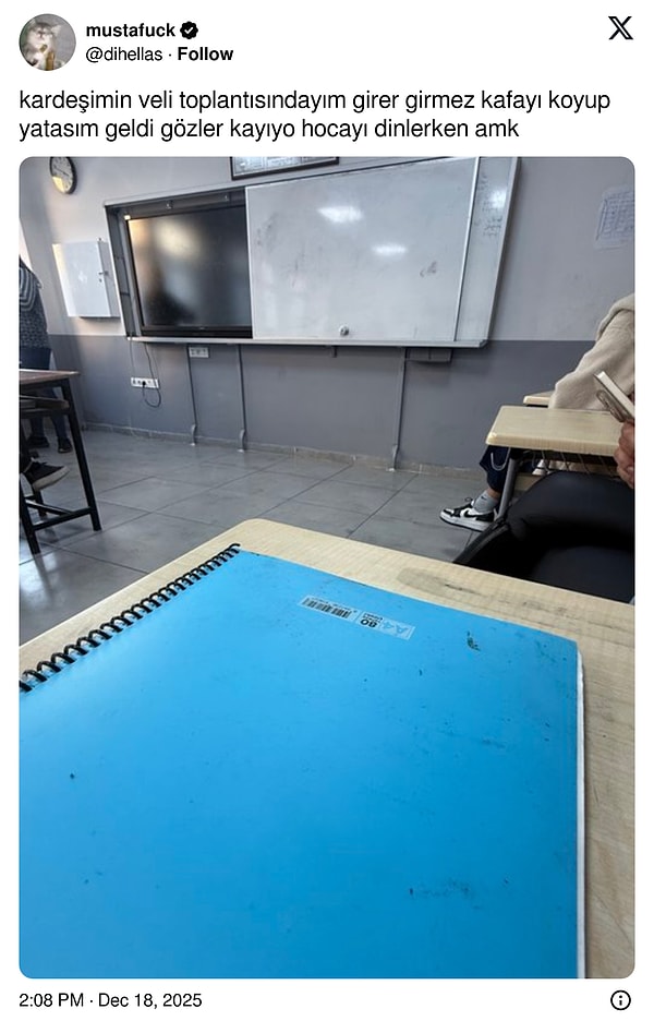 Refleks olmuş artık...