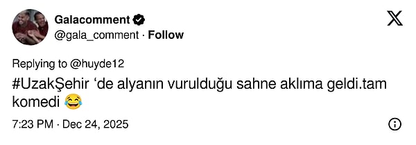 İzleyiciler hemen başka örnekleri hatırlayarak Eşref Rüya’daki sahneyi övdü. 👇