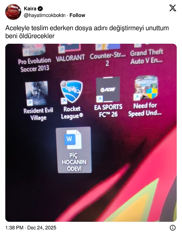 Sıkıntı kardeşim...