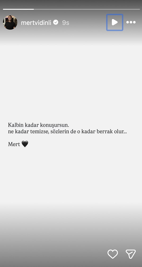 Türkiye'ye henüz dönmeyen Mert Vidinli'nin sosyal medyadan geçtiğimiz saatlerde yaptığı paylaşım dikkat çekti.