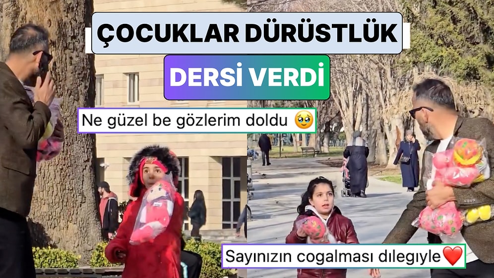 Kayseri'de Yapılan Bir Sosyal Deneyde Miniklerin "Yanlışlıkla Düşen" Oyuncaklara Verdiği Tepki Kalpleri Isıttı