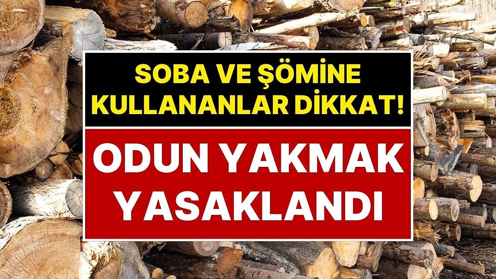 Soba ve Şömine Kullananlar Dikkat: 1 Ocak'tan İtibaren Odun Yakmak Yasak! Eski Sobasını Getirene 121 Bin TL
