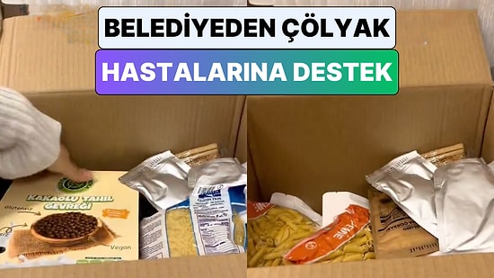 Bir Kadın Küçükçekmece Belediyesi'nin Çölyak Hastaları İçin Verdiği Glutensiz Yardım Paketini Paylaştı