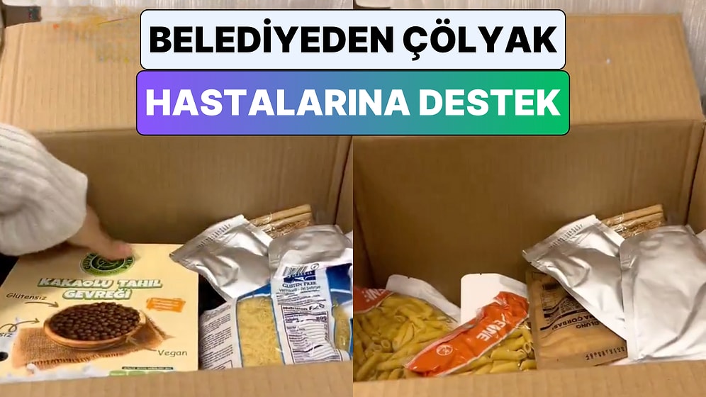 Bir Kadın Küçükçekmece Belediyesi'nin Çölyak Hastaları İçin Verdiği Glutensiz Yardım Paketini Paylaştı