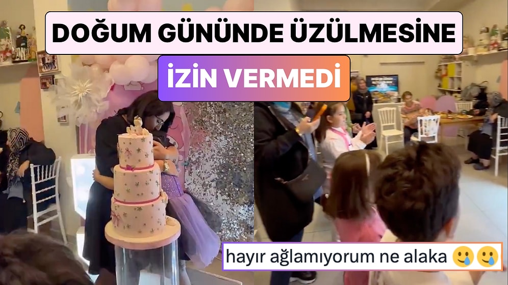 Mekanında Gerçekleşen Doğum Günü Etkinliğine Kimsenin Gelmediğini Gören Mekan Sahibinden Minik Kıza Jest