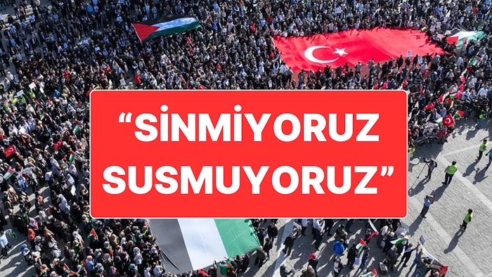 İstanbul’da Vatandaşlar Yeni Yılın İlk Gününde Gazze İçin Galata Köprüsü’nde Yürüyüş Yaptı