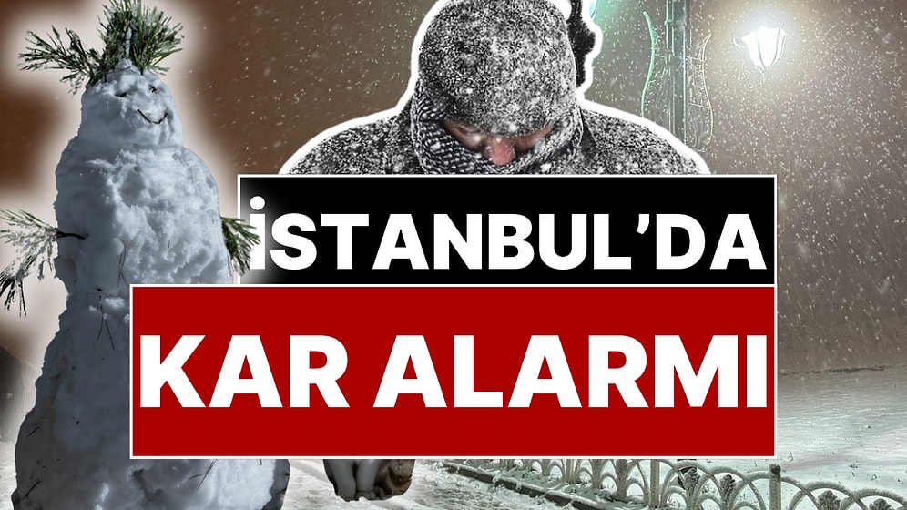 AKOM’dan İstanbul’a Kar Yağışı Uyarısı: “Hafif Şekilde Başlayıp Kuvvetlenecek”