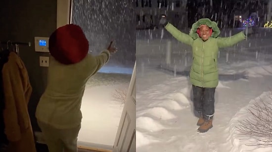 The Joy of a Jamaican Woman Seeing Snow for the First Time
