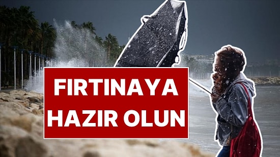 3 Ocak Hava Durumu: Meteoroloji’den 24 Kente Sarı Kodlu Fırtına Uyarısı