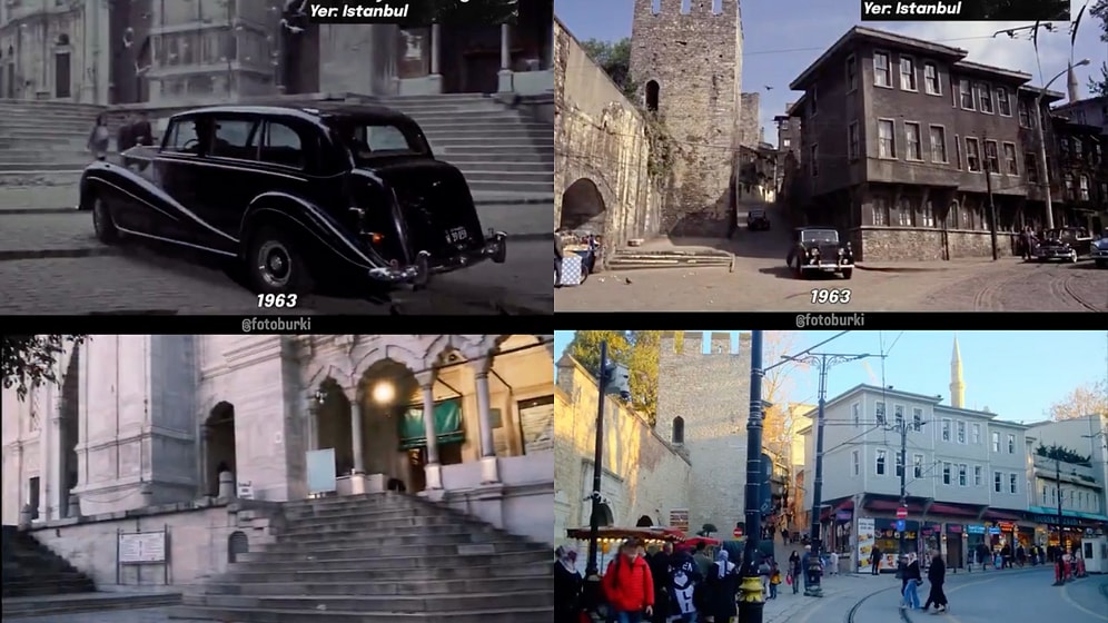 Comparing Istanbul in the 1963 Film "From Russia with Love" and Istanbul in 2025