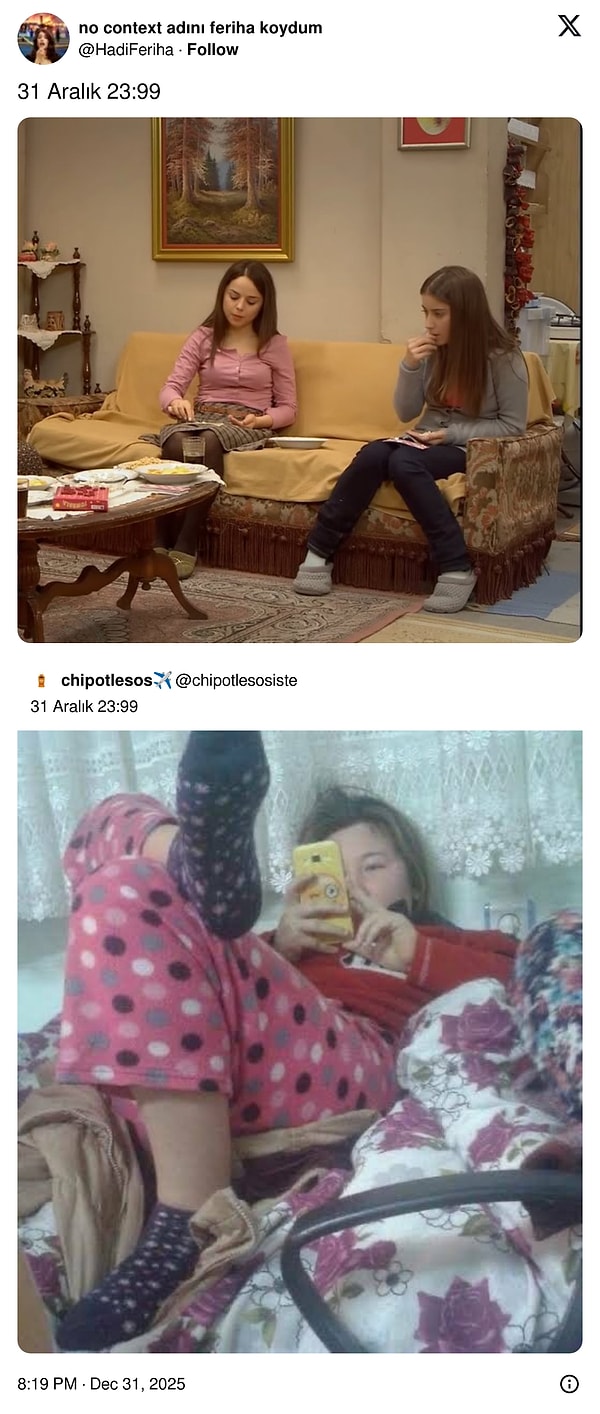 6. Bu ne ya geçen yılın aynısı!