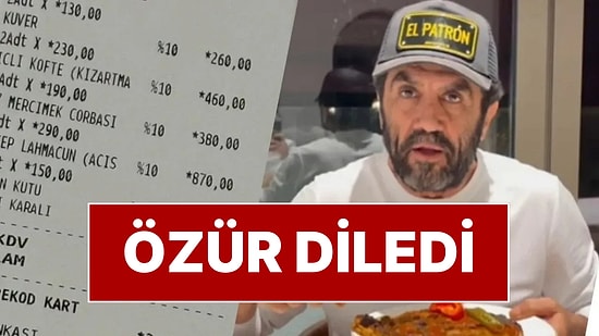 Soruşturma Başlatılan Bedri Usta Özür Diledi