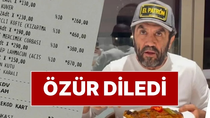 Soruşturma Başlatılan Bedri Usta Özür Diledi