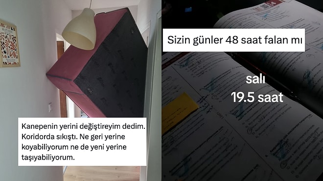 Sıkışıp Kalan Kanepeden YKS Kastıranlara Son 24 Saatin Viral Tweetleri