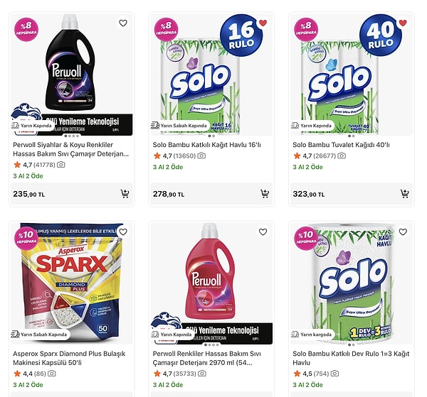 Ev alışverişinde stok yapmayı sevenler için güzel bir kampanya!