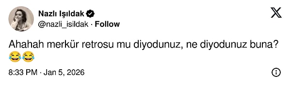 Galiba bu kez Merkür retronun bir suçu yok.👇