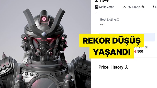 Dört Sene Önce 1.8 Milyon Dolara Alınan NFT’nin Değeri 450 Dolara Düştü