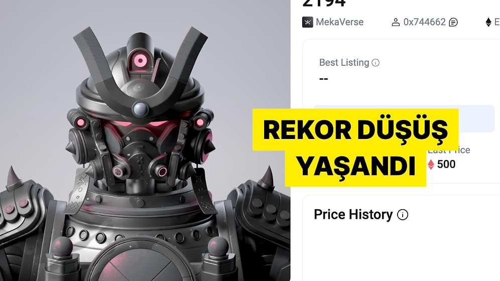 Dört Sene Önce 1.8 Milyon Dolara Alınan NFT’nin Değeri 450 Dolara Düştü