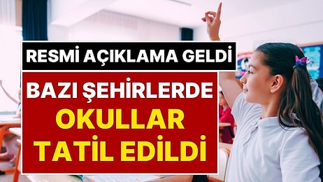 Hem Kar Hem Fırtına Tatili! Şiddetli Fırtına ve Kar Yağışı Nedeniyle Bazı Şehirlerde Okullar Tatil Edildi