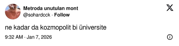 Her yerden bir parça var.